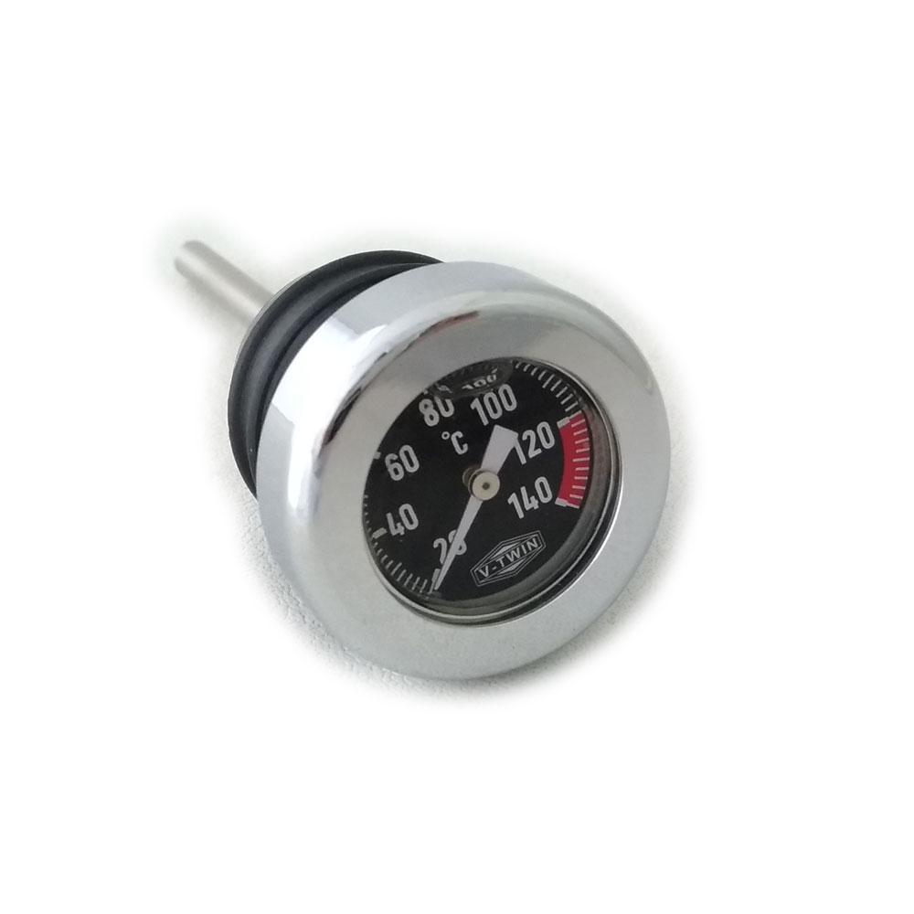 【リキッド入り】ビレット オイルゲージ 黒 油温計 ツインカム 2000-2017 ソフテイル #62845-00A [PARTS DEPOT pdkrsh 40-0556-lqdbk 4580443499464 ]