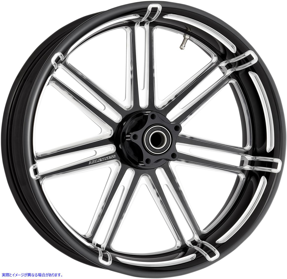 【並行輸入品】 アレンネス ホイール - 7バルブ - リア - シングルディスク/ABS付き - ブラック - 18x5.5 10301-203-6501 02022130