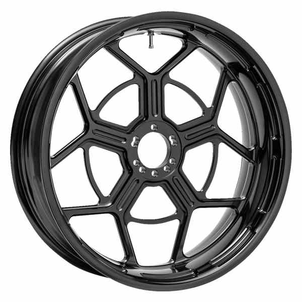【並行輸入品】 アレンネス ホイール - スピード5 - 鍛造 - ブラック - 18x5.5 71-516 02100403