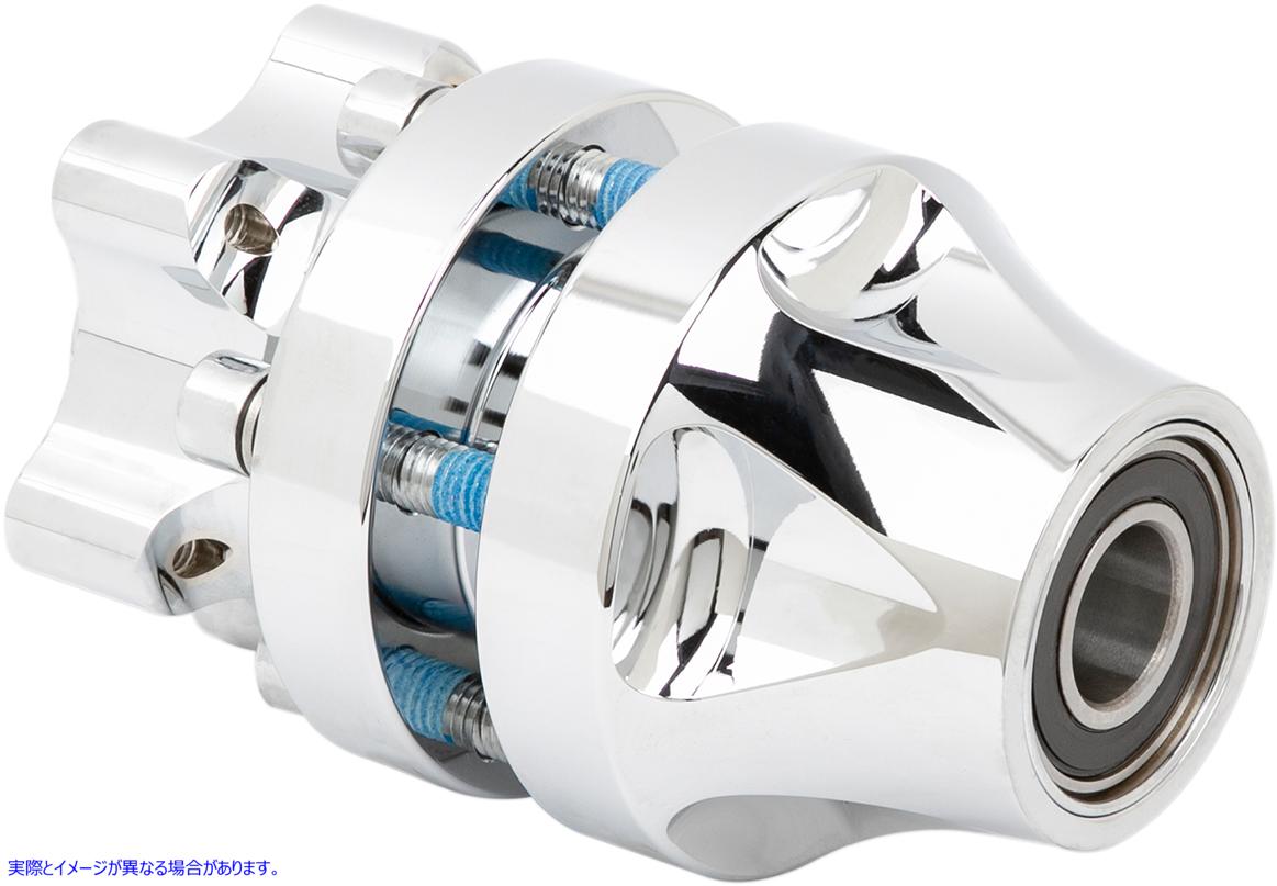 取寄せ カートリッジハブ アレンネス Hub - Cartridge - Front/Single Disc - Chrome - '08+ FLT 71-603 02130803