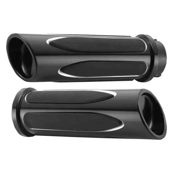 取寄せ ディープカットコンフォートシリーズグリップ アレンネス Grips - Comfort - Deep Cut - TBW - Black 07-053 06300977