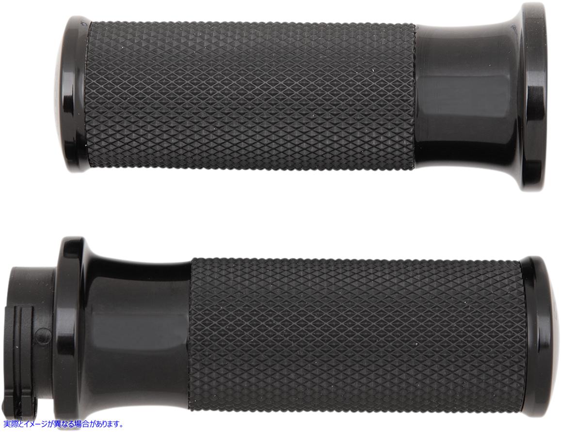 取寄せ 融合滑らかなグリップ アレンネス Grips - Smoothie - Cable - Black 07-321 06301038