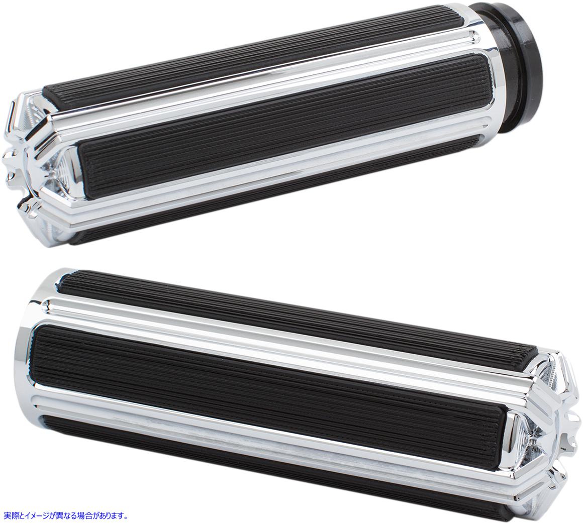 取寄せ Ness-TechR10ゲージのコンフォートグリップ アレンネス Grips - 10-Gauge - Cable - Chrome 07-114 06301691