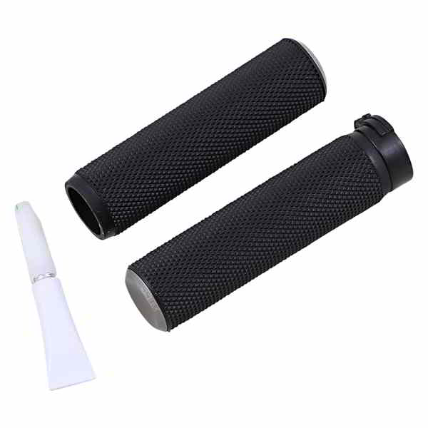 取寄せ フュージョンナールドグリップ アレンネス Grips - Knurled - Cable - Titanium 07-338 06302685