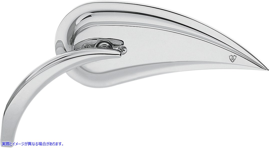 取寄せ Rad IIIミラー アレンネス Mirror - Rad III - Side View - Teardrop - Chrome - Left 13-090 06400322