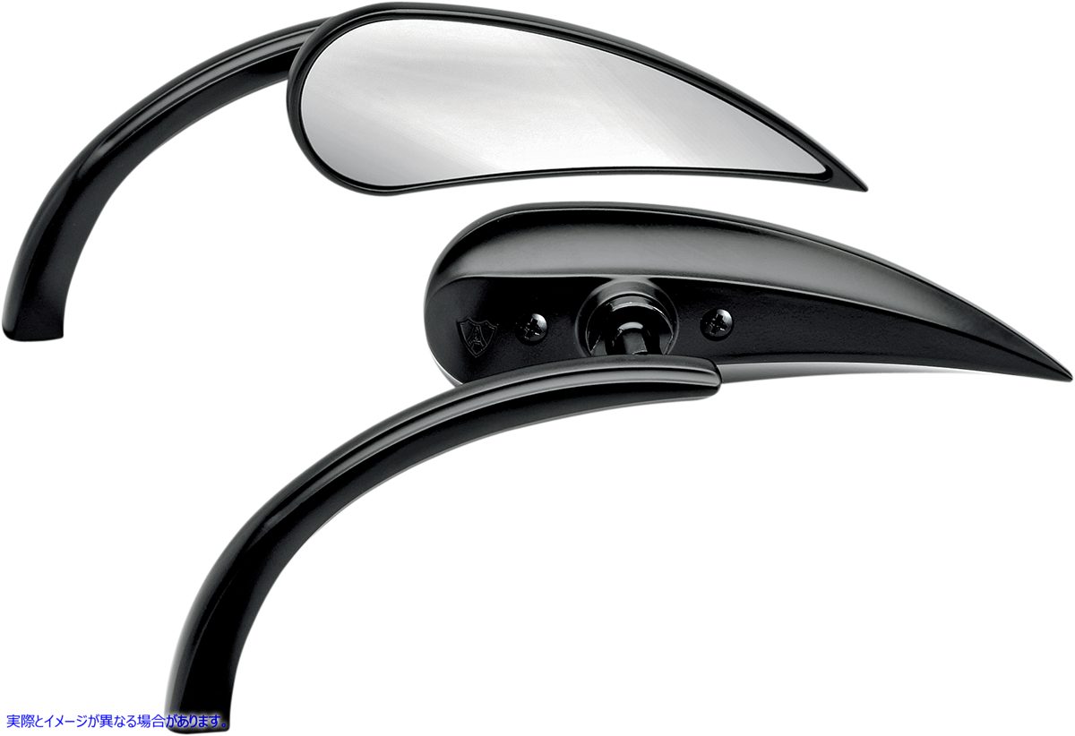 取寄せ マイクロミラー - Rad II アレンネス Mirror - Micro - Rad 2 - Side View - Teardrop - Black - Left 13-400 06400489