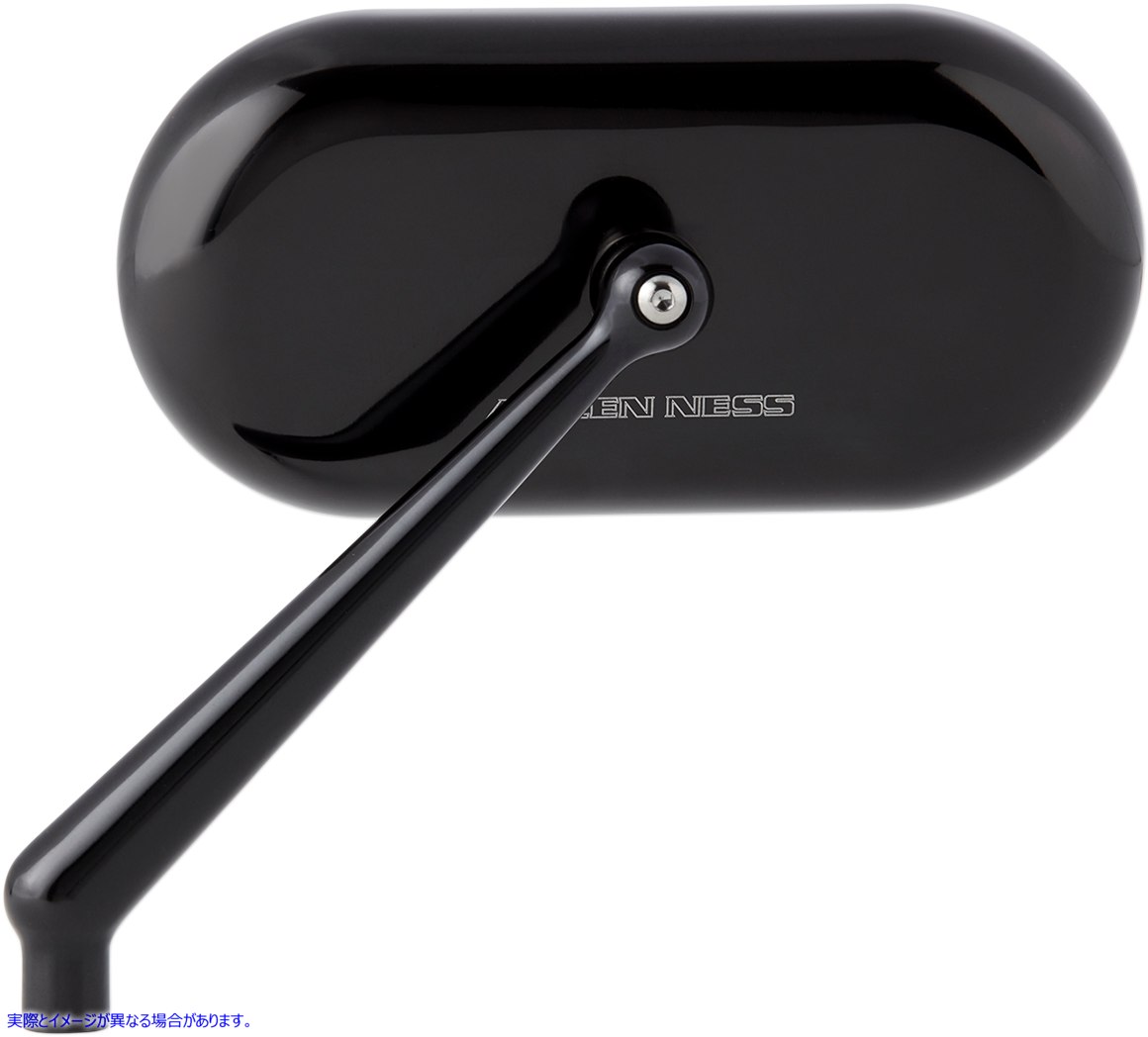 取寄せ 鏡 アレンネス Mirror - Side View - Oval - Black - Left 13-170 06401332