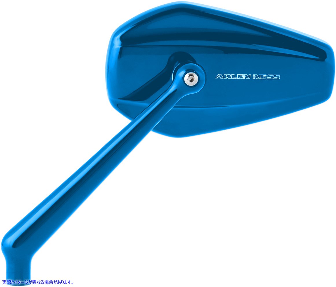 取寄せ ミニストッカーミラー アレンネス Mirror - Mini/Stocker - Side View - Hexagon - Blue - Left 13-150 06401386