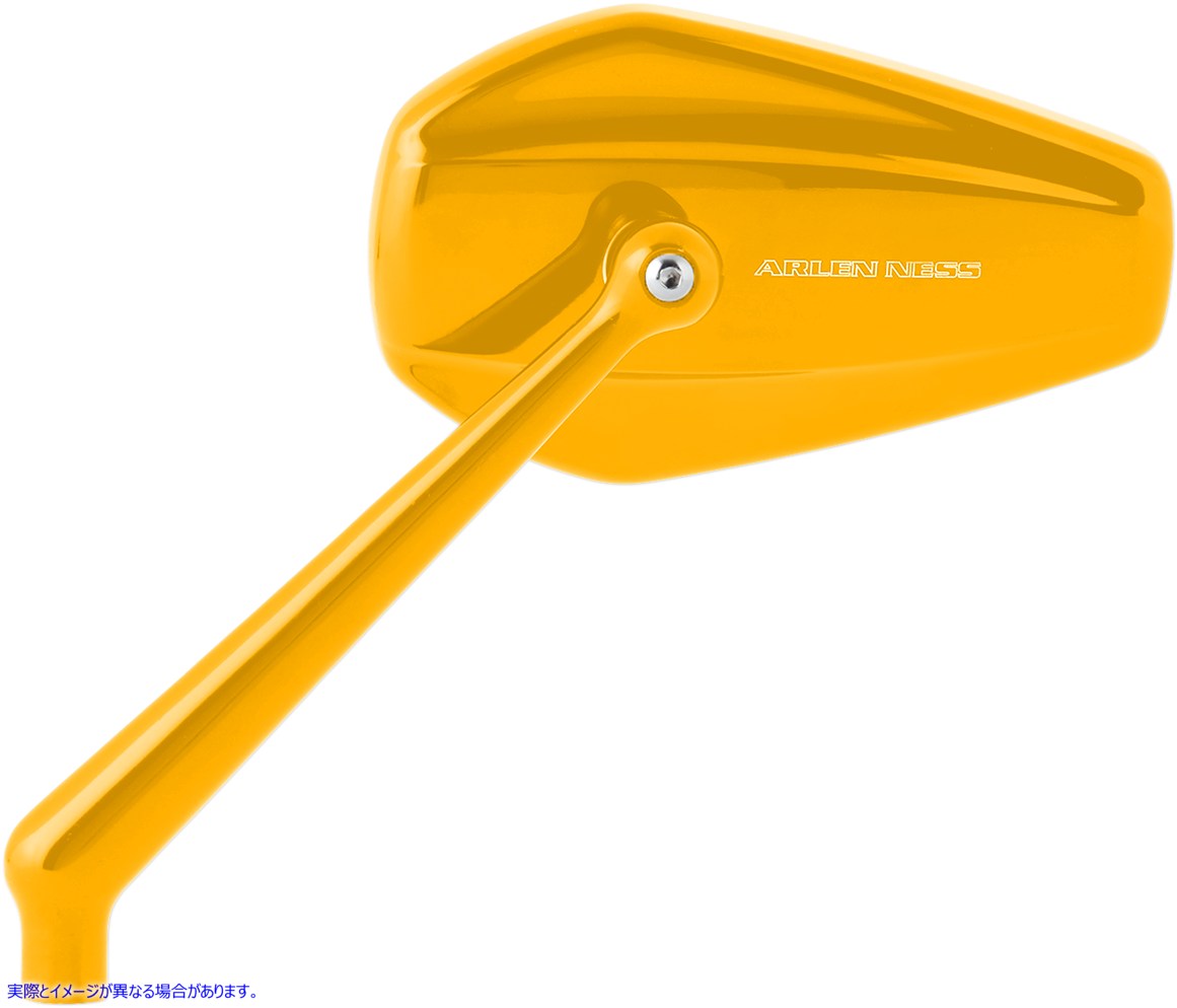 取寄せ ミニストッカーミラー アレンネス Mirror - Mini/Stocker - Side View - Hexagon - Gold - Left 13-151 06401387