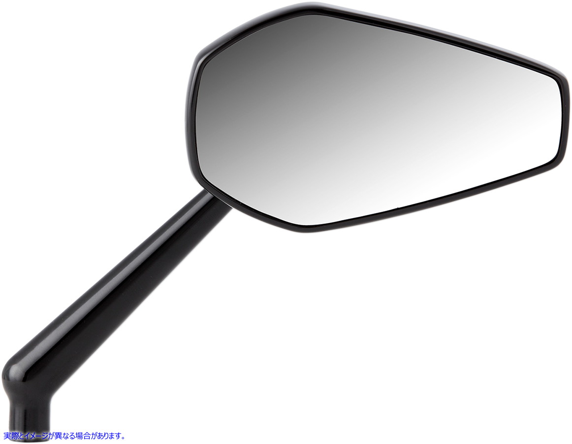 取寄せ ミニストッカーミラー アレンネス Mirror - Mini/Stocker - Side View - Hexagon - Black - Right 13-158 06401394