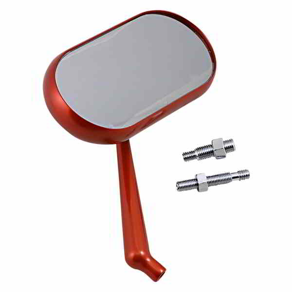 取寄せ 楕円形の鏡 アレンネス Mirror - Side View - Oval - Orange - Right 13-187 06401448