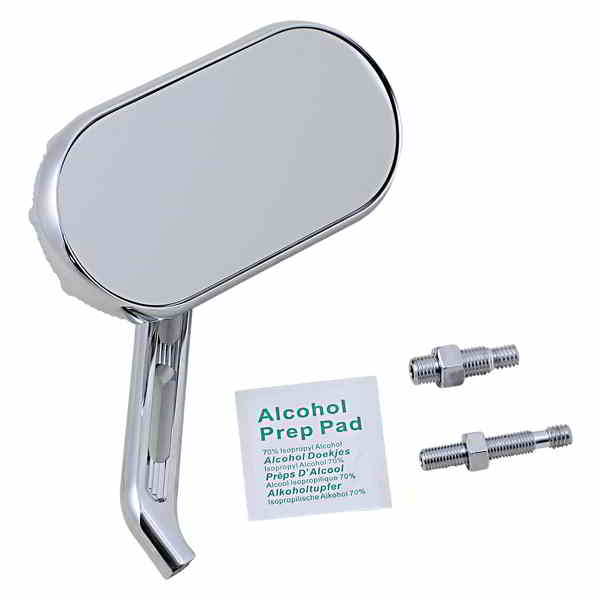 取寄せ サイドキックミラー アレンネス Mirror - Sidekick - Side View - Oval - Chrome - Right 510-003 06401453