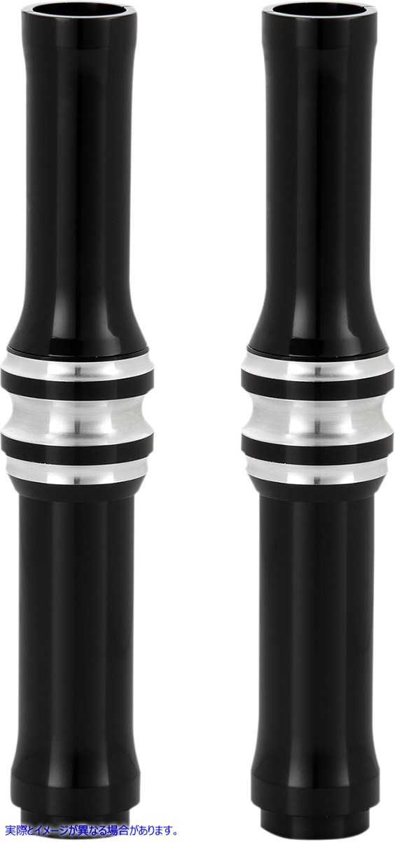 取寄せ 10ゲージのプッシュロッドカバー アレンネス Pushrod Tube Cover Kit - 10 GaugeR - Black - Twin Cam 03-633 09280048