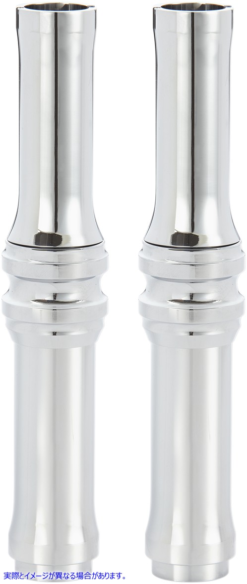 取寄せ プッシュロッドチューブキット アレンネス Pushrod Tube Cover Kit - 10 GaugeR - Chrome - M8 03-642 09280089