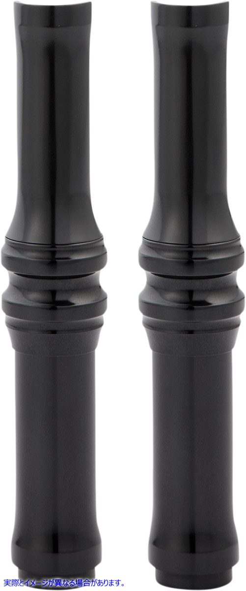 取寄せ プッシュロッドチューブ - 黒 アレンネス Pushrod Tube Cover Kit - 10 GaugeR - Black - Twin Cam 03-634 09280111