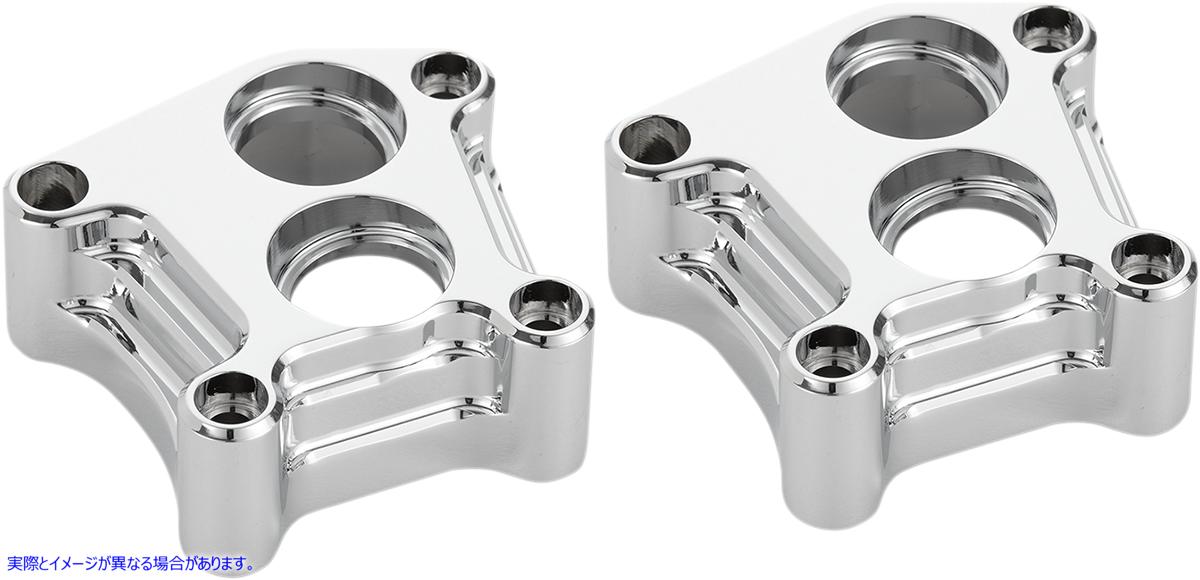 取寄せ 10ゲージリフタータペットブロックカバー アレンネス Lifter Block Covers - 10 Gauge - Chrome 12-572 09401345