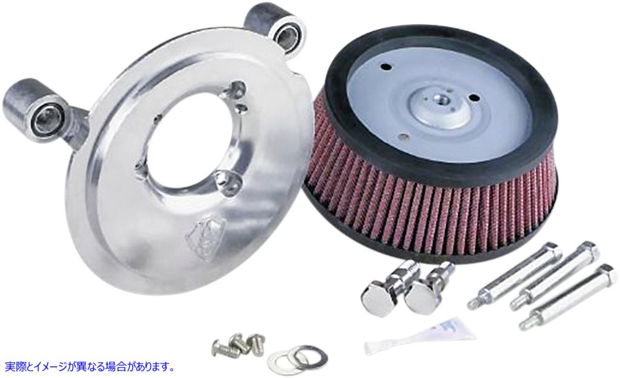 取寄せ Big Sucker?エアフィルターキットは8 のラウンドアフターマーケットカバーのみを受け入れます アレンネス Big Sucker? Air Filter Kit - Natural - Stage I 18-803 10100060