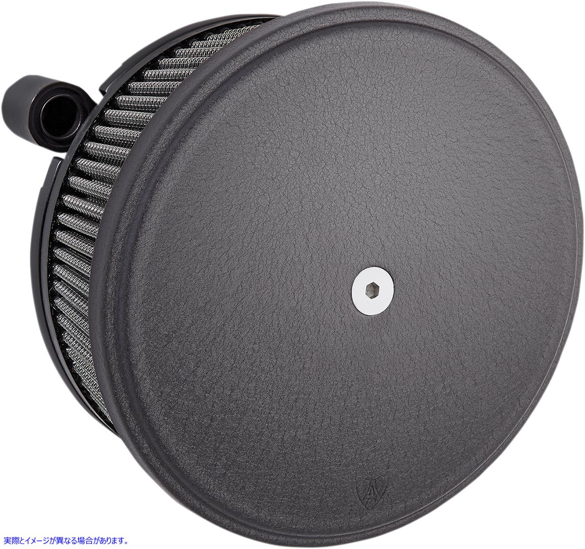 取寄せ カバー付きのBig Sucker?ステージIIエアフィルターキット アレンネス Big Sucker? Stage II Air Filter Kit - Wrinkle Black 18-820 10100433