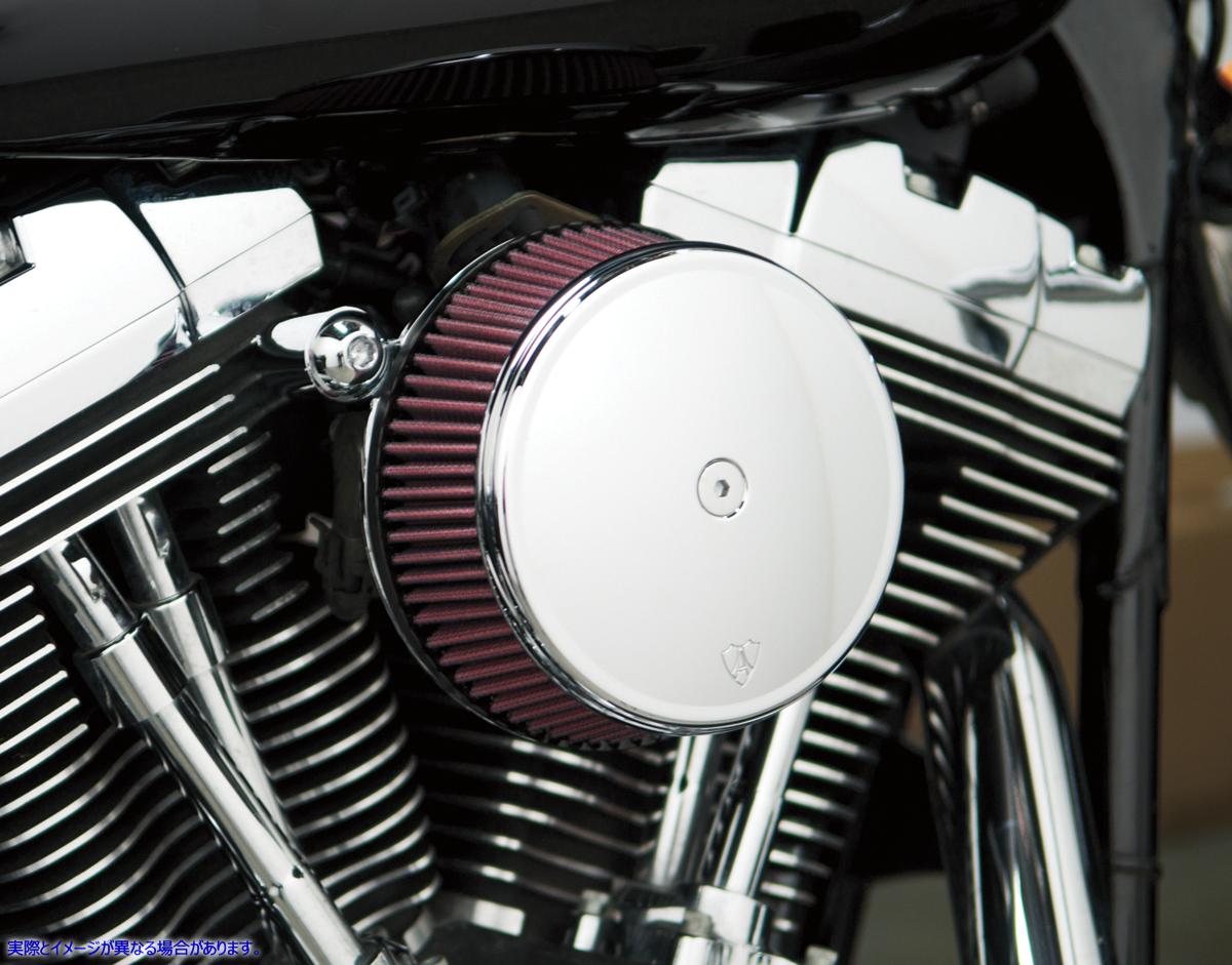 取寄せ 標準フィルターを備えたBig Sucker?ステージIエアフィルターキット - スムーズ アレンネス Big Sucker? Stage I Air Filter Kit - Chrome 18-320 10100869