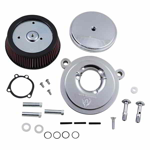 取寄せ 標準フィルターを備えたBig Sucker?ステージIエアフィルターキット - スムーズ アレンネス Big Sucker? Stage I Air Filter Kit - Black 18-322 10100871