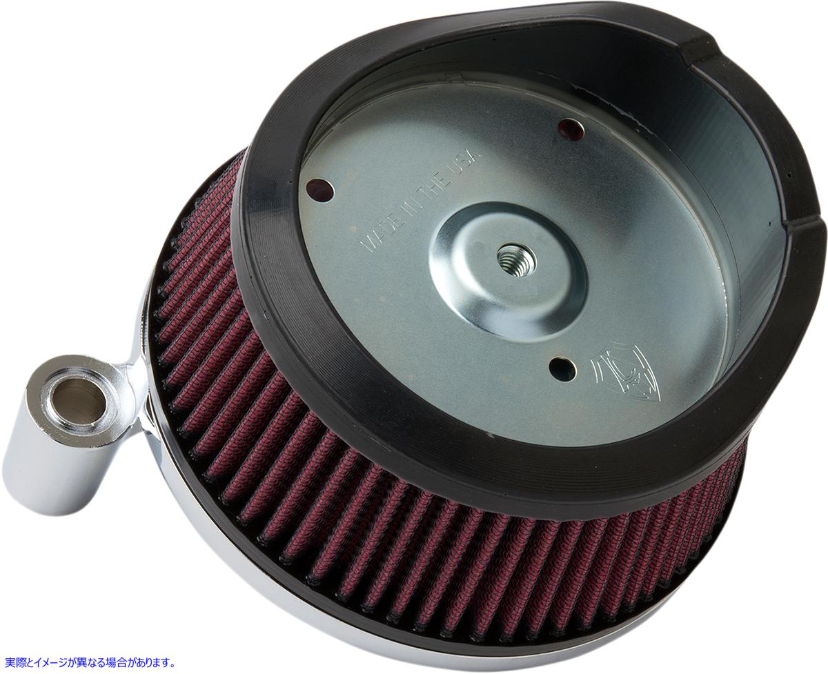 取寄せ Big Sucker?エアフィルターキットは、OEMカバーを受け入れます アレンネス Big Sucker? Air Filter Kit - Chrome - Stage I 18-441 10101462