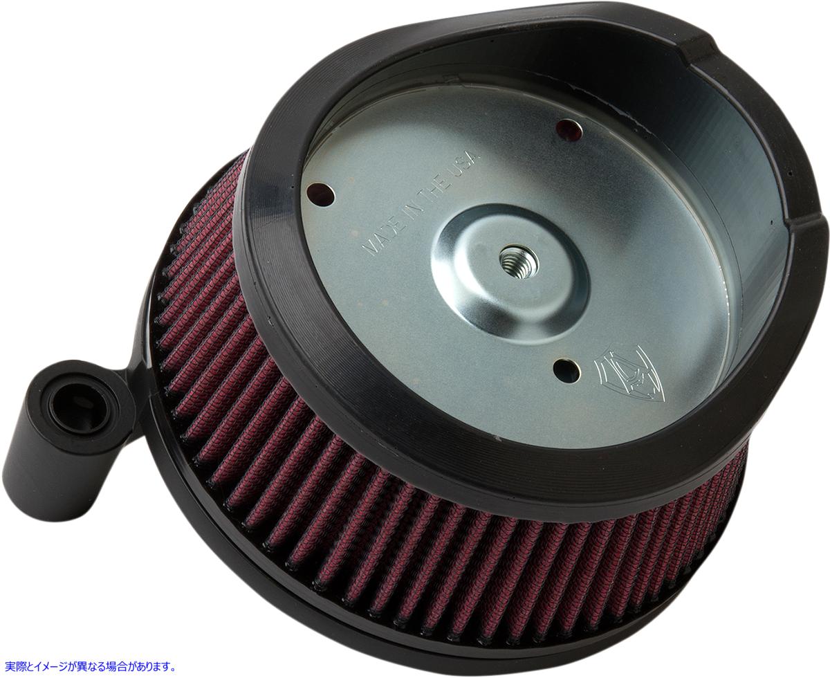 取寄せ Big Sucker?エアフィルターキットは、OEMカバーを受け入れます アレンネス Big Sucker? Air Filter Kit - Black - Stage I 18-442 10101463