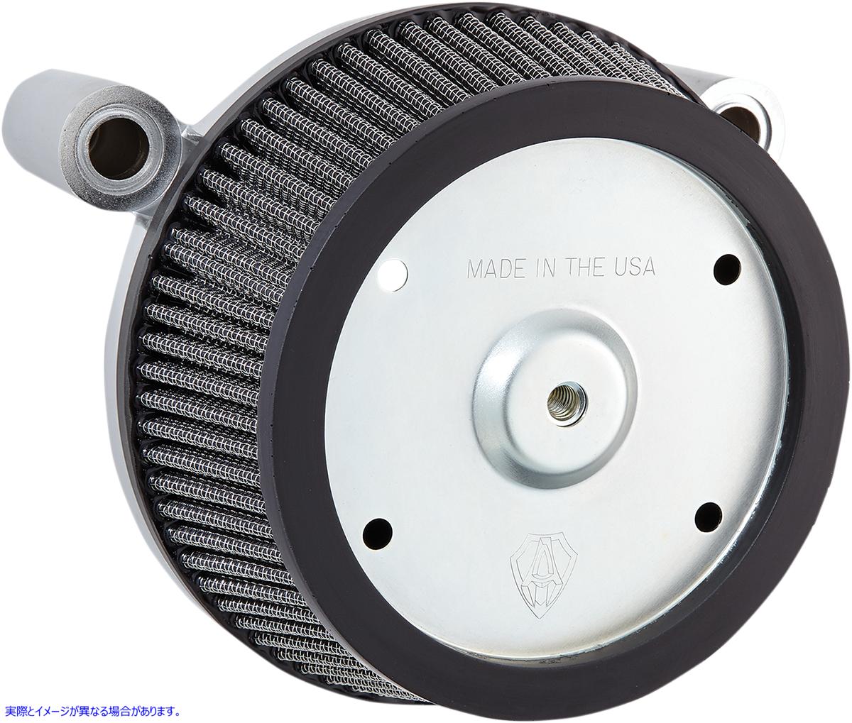 取寄せ Big Sucker?エアフィルターキットは、OEMカバーを受け入れます アレンネス Big Sucker? Air Filter Kit - Chrome - Stage I 50-515 10101759