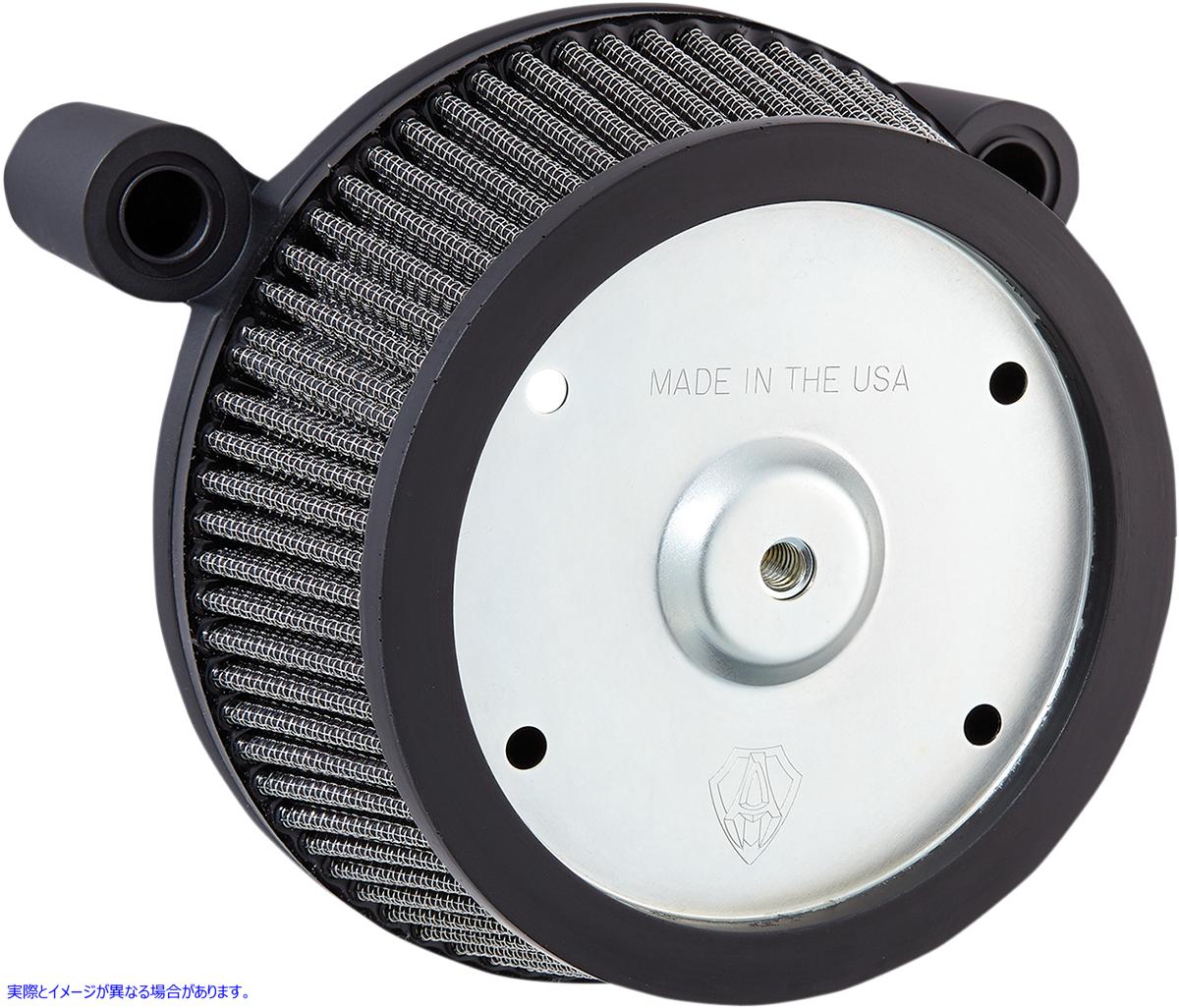 取寄せ Big Sucker?エアフィルターキットは、OEMカバーを受け入れます アレンネス Big Sucker? Air Filter Kit - Black - Stage I 50-571 10101760