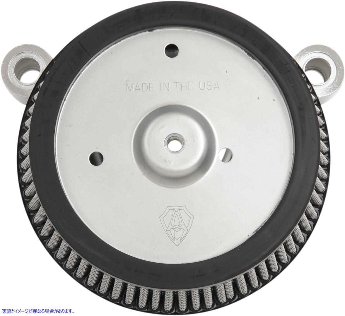 取寄せ Big Sucker?エアフィルターキットは、OEMカバーを受け入れます アレンネス Big Sucker? Air Filter Kit - Chrome - Stage I 50-516 10101761