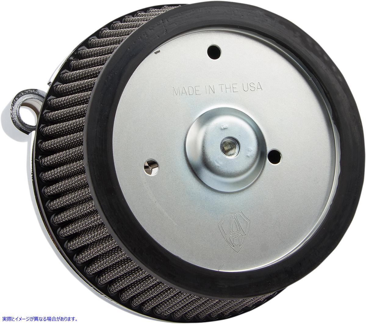 取寄せ Big Sucker?エアフィルターキットは、OEMカバーを受け入れます アレンネス Big Sucker? Air Filter Kit - Chrome - Stage I 50-518 10101765