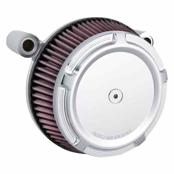 取寄せ 合成フィルター付きのBig Sucker?ステージIエアフィルターキット - 斜め アレンネス Big Sucker? Stage I Air Filter Kit - Chrome 50-847 10102077