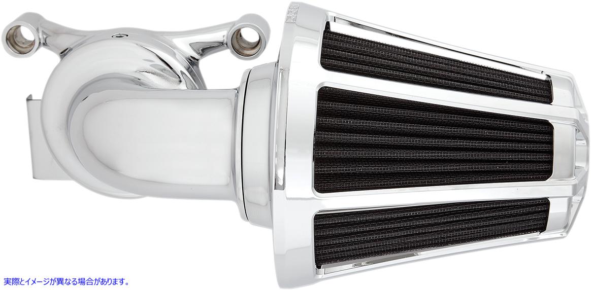 取寄せ カバー付きのモンスターサッカーエアクリーナーキット - ベベル アレンネス Monster SuckerR Air Cleaner Kit - Chrome 81-031 10102092