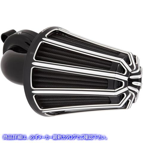 取寄せ カバー付きモンスターサッカーエアクリーナーキット - 10ゲージ アレンネス Monster SuckerR Air Cleaner Kit - Black 81-002 10102104