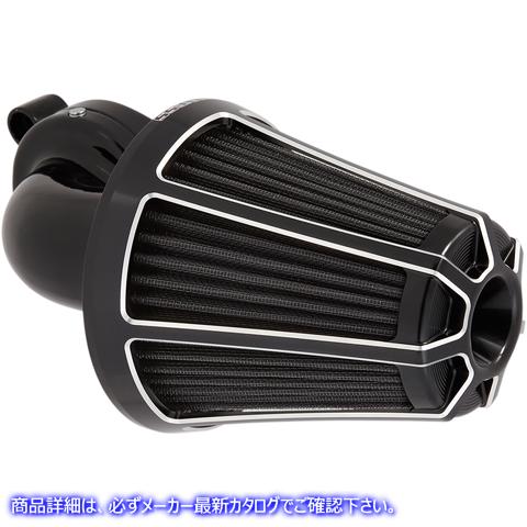 取寄せ カバー付きのモンスターサッカーエアクリーナーキット - ベベル アレンネス Monster SuckerR Air Cleaner Kit - Black 81-003 10102105