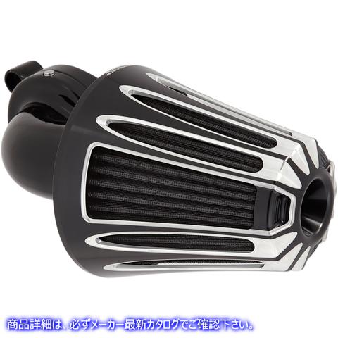 取寄せ カバー付きモンスターサッカーエアクリーナーキット - ディープカット アレンネス Monster SuckerR Air Cleaner Kit - Black 81-009 10102111
