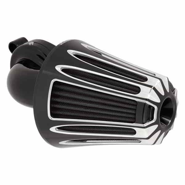 取寄せ カバー付きモンスターサッカーエアクリーナーキット - ディープカット アレンネス Monster SuckerR Air Cleaner Kit - Black 81-014 10102116