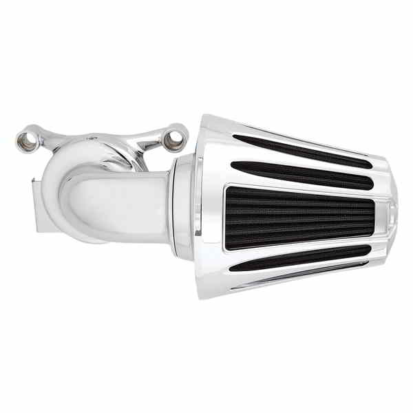 取寄せ カバー付きモンスターサッカーエアクリーナーキット - ディープカット アレンネス Monster SuckerR Air Cleaner Kit - Chrome 81-019 10102119