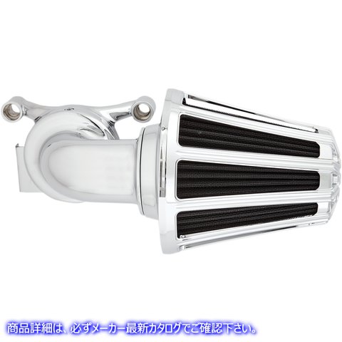 取寄せ カバー付きモンスターサッカーエアクリーナーキット - 10ゲージ アレンネス Monster SuckerR Air Cleaner Kit - Chrome 81-022 10102120