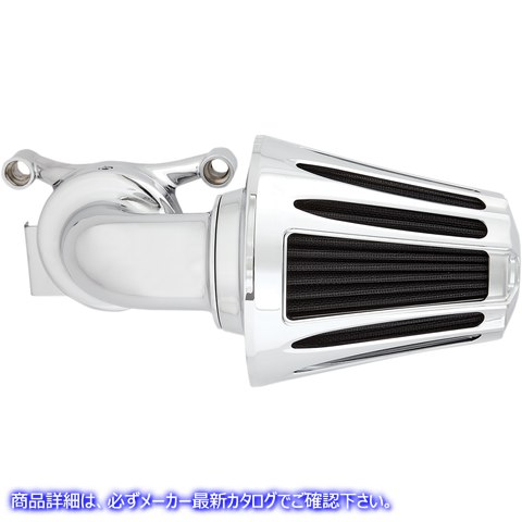 取寄せ カバー付きモンスターサッカーエアクリーナーキット - ディープカット アレンネス Monster SuckerR Air Cleaner Kit - Chrome 81-029 10102125