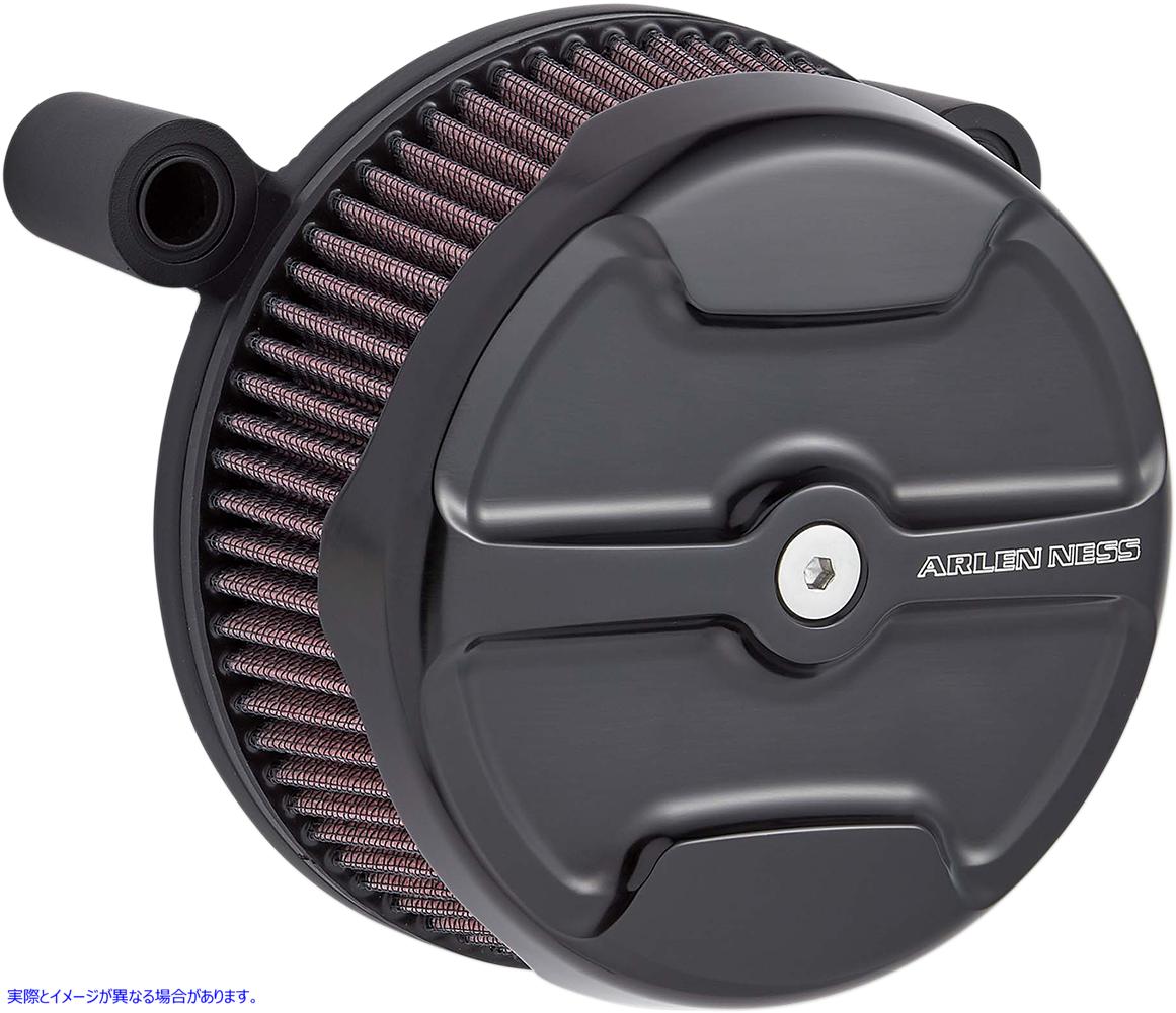 取寄せ 標準フィルター付きのBig Sucker?ステージIエアフィルターキット - ナックル アレンネス Big Sucker? Stage I Air Filter Kit - Black 18-750 10102476