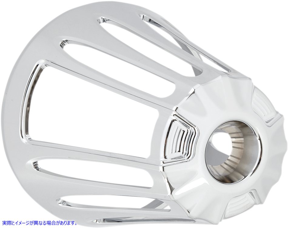 取寄せ モンスターサッカーエアクリーナーカバー アレンネス Monster Sucker Air Cleaner Cover - Deep-Cut - Chrome 81-103 10140251