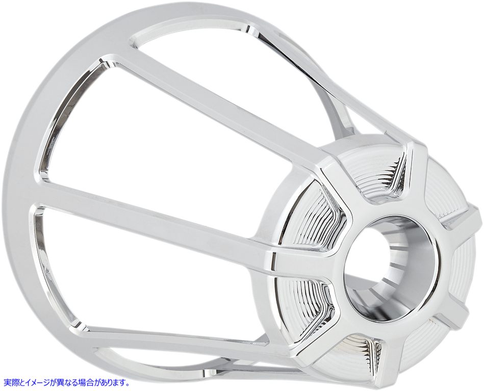 取寄せ モンスターサッカーエアクリーナーカバー アレンネス Monster Sucker Air Cleaner Cover - Beveled - Chrome 81-105 10140253