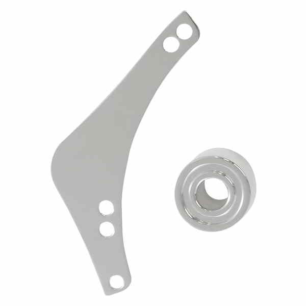 取寄せ 交換用ブリーザーボルトカバープレート アレンネス Replacement Breather Bolt Cover Plate - Inverted/Method/Clear Tear/Sidekick - Left - Chrome 600-053 10140313