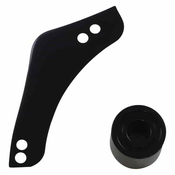 取寄せ 交換用ブリーザーボルトカバープレート アレンネス Replacement Breather Bolt Cover Plate - Inverted/Method/Clear Tear/Sidekick - Right - Black 600-054 10140314