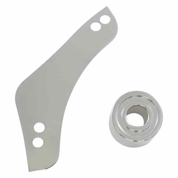 取寄せ 交換用ブリーザーボルトカバープレート アレンネス Replacement Breather Bolt Cover Plate - Inverted/Method/Clear Tear/Sidekick - Right - Chrome 600-055 10140315
