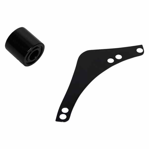 取寄せ 交換用ブリーザーボルトカバープレート アレンネス Replacement Breather Bolt Cover Plate - Inverted/Method/Clear Tear/Sidekick - Left - Black 600-056 10140316