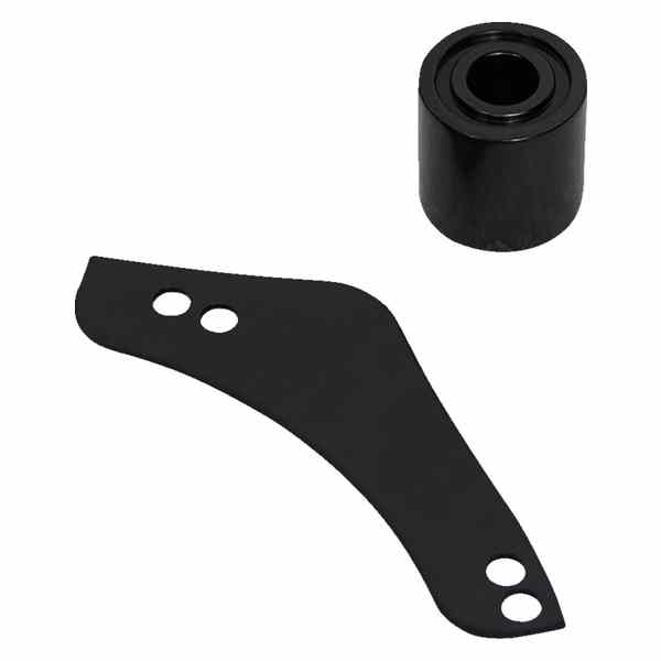 取寄せ 交換用ブリーザーボルトカバープレート アレンネス Replacement Breather Bolt Cover Plate - Inverted/Method/Clear Tear/Sidekick - Right - Black 600-058 10140318