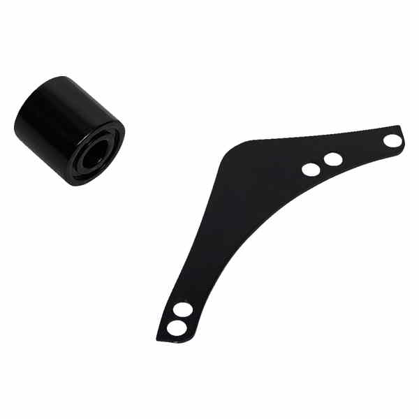 取寄せ 交換用ブリーザーボルトカバープレート アレンネス Replacement Breather Bolt Cover Plate - Inverted/Method/Clear Tear/Sidekick - Left - Black 600-064 10140324