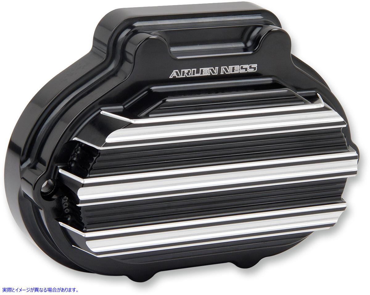 取寄せ 10ゲージの油圧クラッチアクチュエーター アレンネス Transmission Cover - Hydraulic - Black - Big Twin 03-823 11050110