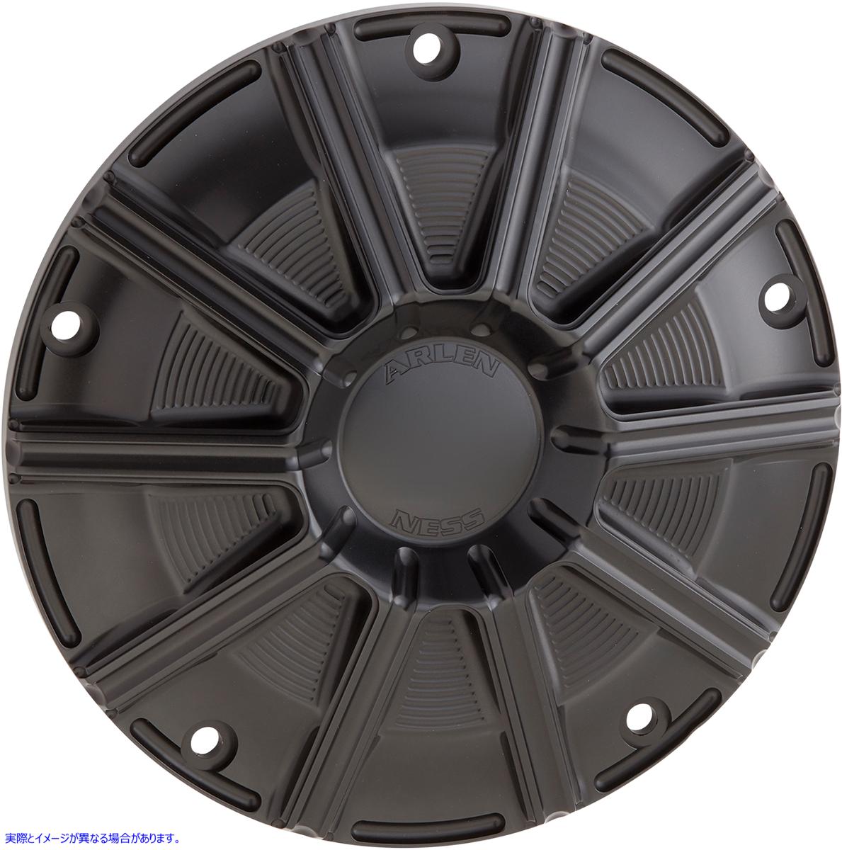 取寄せ ダービーカバー ` アレンネス 10-Gauge Derby Cover - Black - Touring/Trike 700-000 11070647